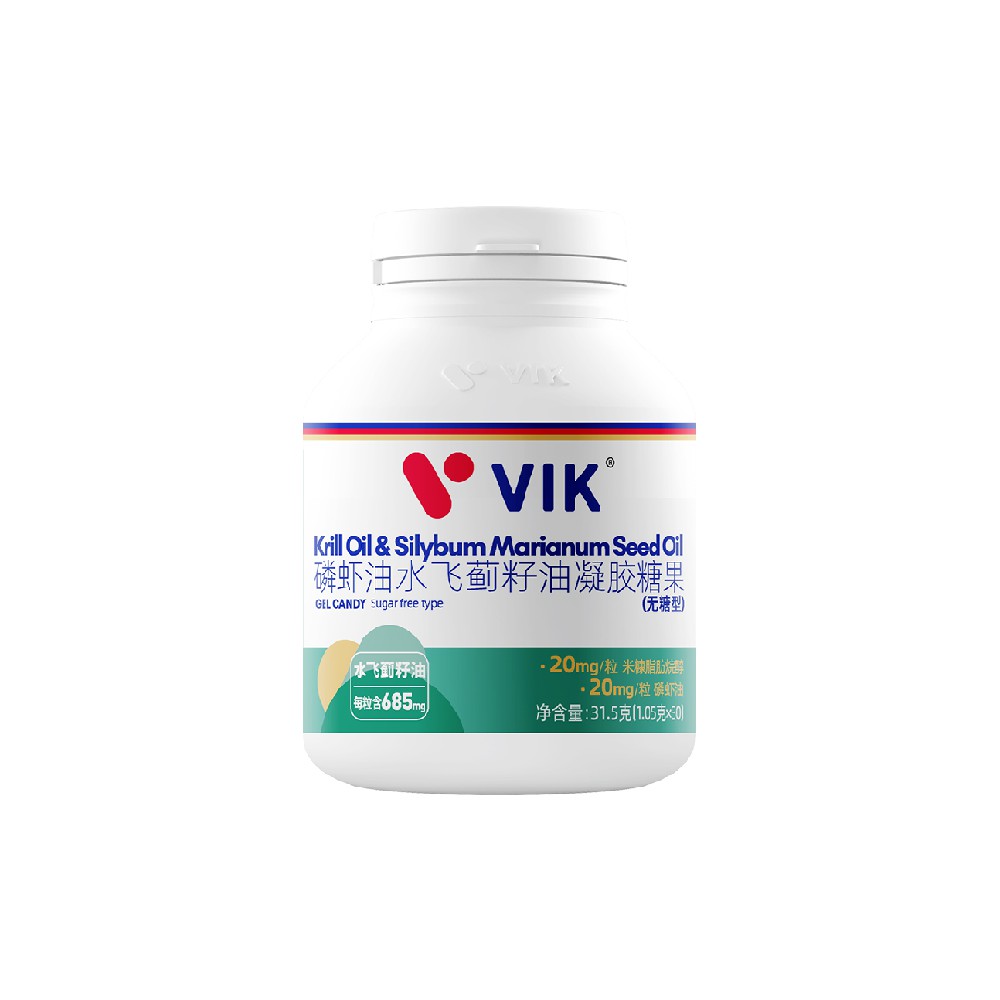 VIK®磷虾油水飞蓟籽油