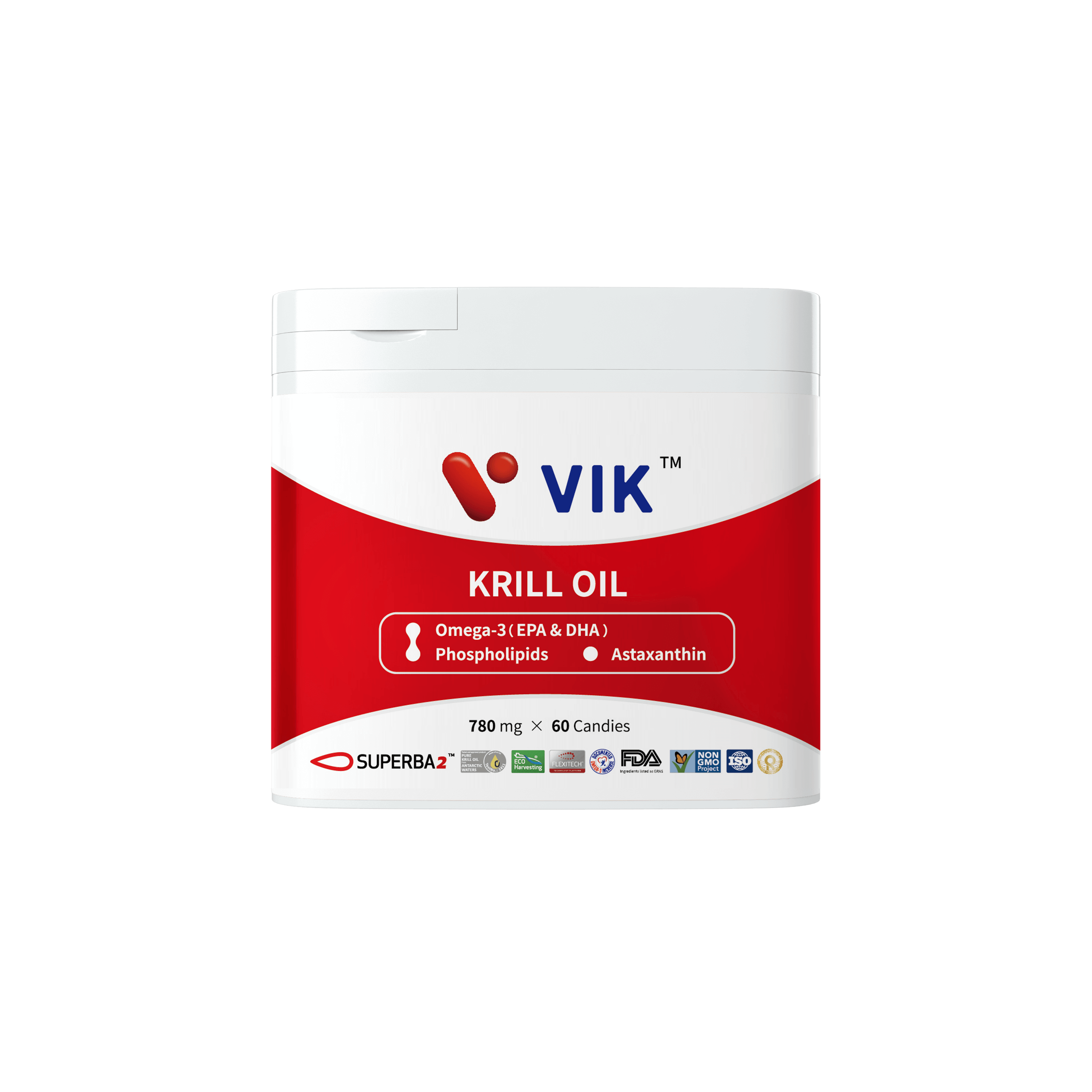 VIK纯南极磷虾油（商务版）