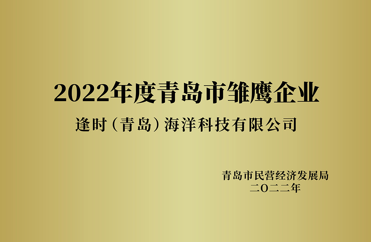 逢时科技入选“2022年度青岛市雏鹰企业”