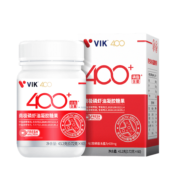VIK金标400南极磷虾油凝胶糖果