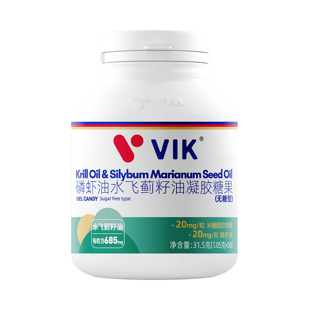 VIK®磷虾油水飞蓟籽油