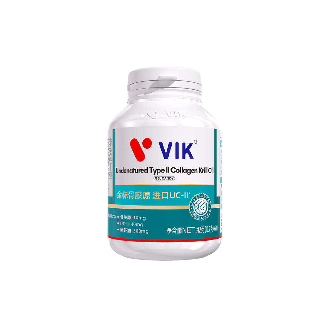VIK非变性Ⅱ型胶原蛋白磷虾油