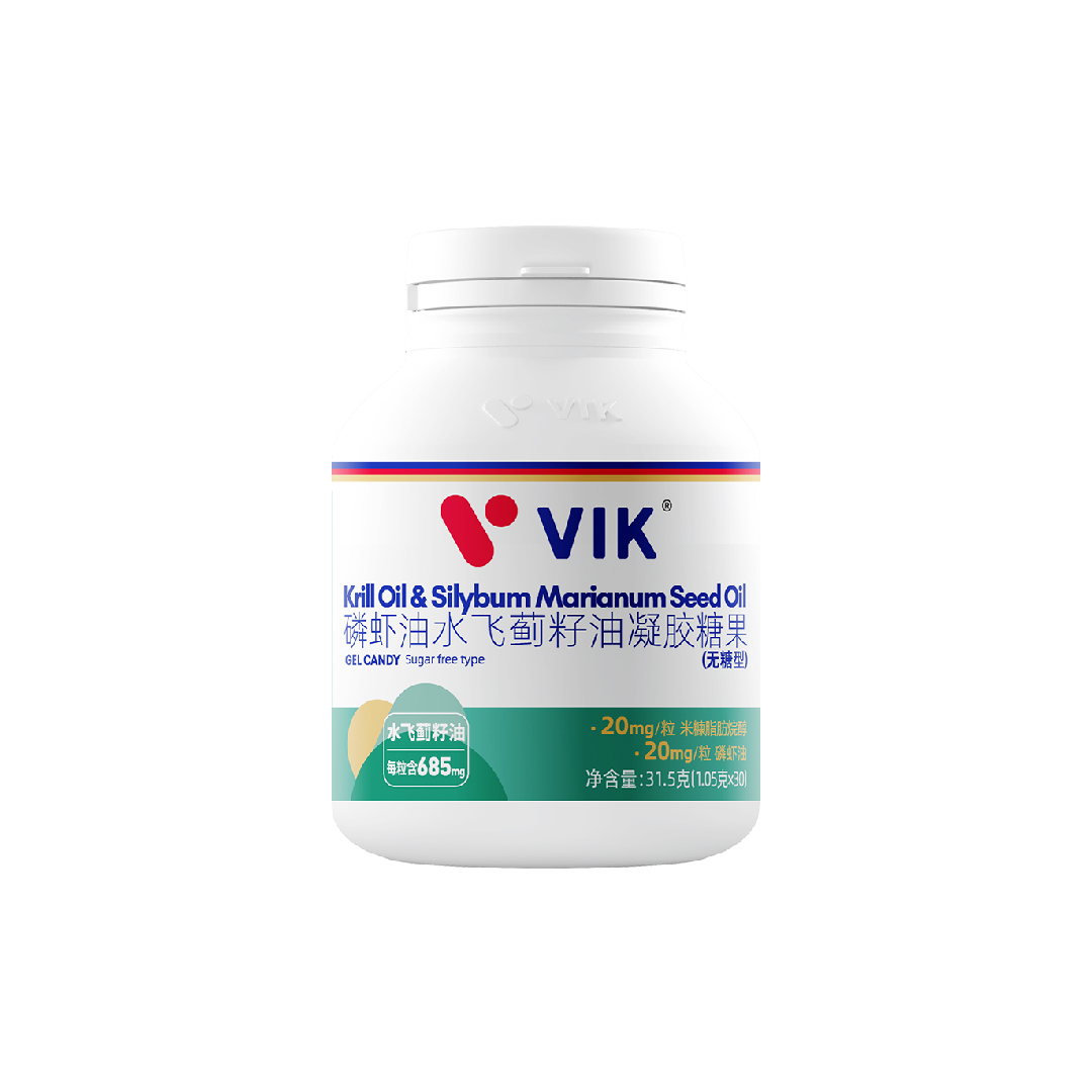 VIK®磷虾油水飞蓟籽油